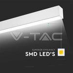KASTE 10 gab. x 62,93€ – 40W(3400Lm) 120cm LED lineārais gaismeklis, V-TAC SAMSUNG, garantija 5 gadi, IP20, balts, neitrāli balta gaisma 4000K