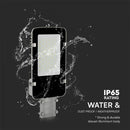 50W (5000Lm) LED tänavavalgusti, V-TAC SAMSUNG, IP65, 5 aasta garantii, hall, jahe valge 6500K