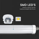 48W(5760Lm) 120Lm/W, 150cm LED Linear luminaire, G-Series, IP65, V-TAC SAMSUNG, without plug (cable connection), cool white light 6500K