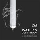 48W(5760Lm) 120Lm/W, 150cm LED Linear luminaire, G-Series, IP65, V-TAC SAMSUNG, without plug (cable connection), cool white light 6500K