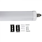 48W(5760Lm), 150cm LED Linear luminaire, IP65, V-TAC, without plug (cable connection), neutral white light 4000K