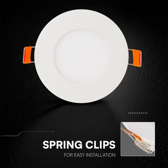 3W(250Lm) V-TAC LED mini panelis, VT-307CCT, Ø84mm, CREE, 3IN1, IP20