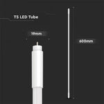 T5 8W(880Lm) 60 cm LED V-TAC lamp, G5, klaas, IP20, jaheda valge valgus 6500K