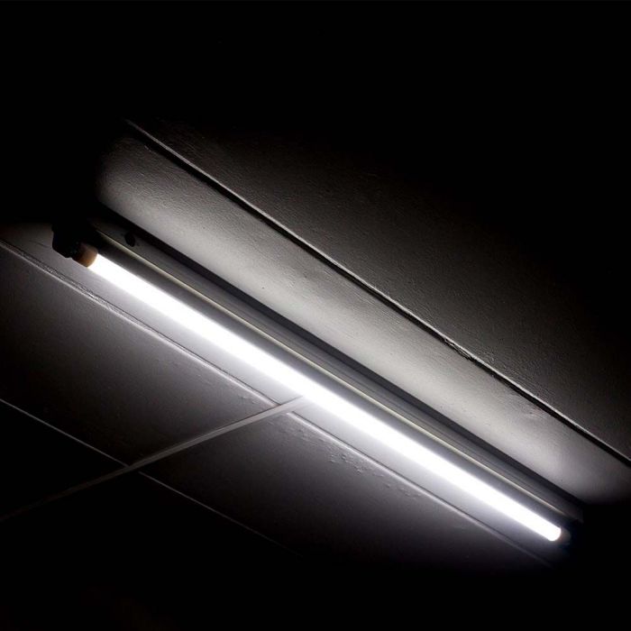 T5 16W(1760Lm) 120cm V-TAC glödlampa, G13, IP20, glas, kallvitt ljus 6500K