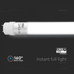 T8 9W(850Lm) 60cm LED V-TAC NANO lamp, G13, 6 aastat garantiid, IP20, neutraalne valge 4000K