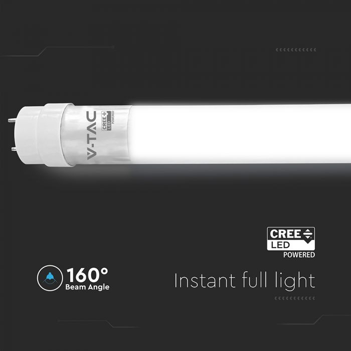 T8 9W(850Lm) 60cm LED V-TAC NANO lamp, G13, 6 aastat garantiid, IP20, neutraalne valge 4000K