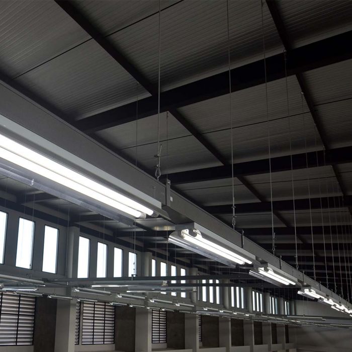 T8 18W(1850Lm) LED spuldze nano plastic, 120cm, V-TAC, garantija 6 gadi, auksti balta gaisma 6500K