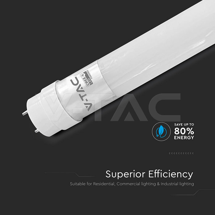 T8 20W(2100Lm) LED CREE Spuldze, 150cm, IP20, G13, V-TAC, auksti balta gaisma 6500K
