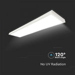 40W (4400Lm) LED paneel 1200x300mm, V-TAC, IP20, neutraalne valge valgus 4000K, tarnitakse koos toiteplokiga.