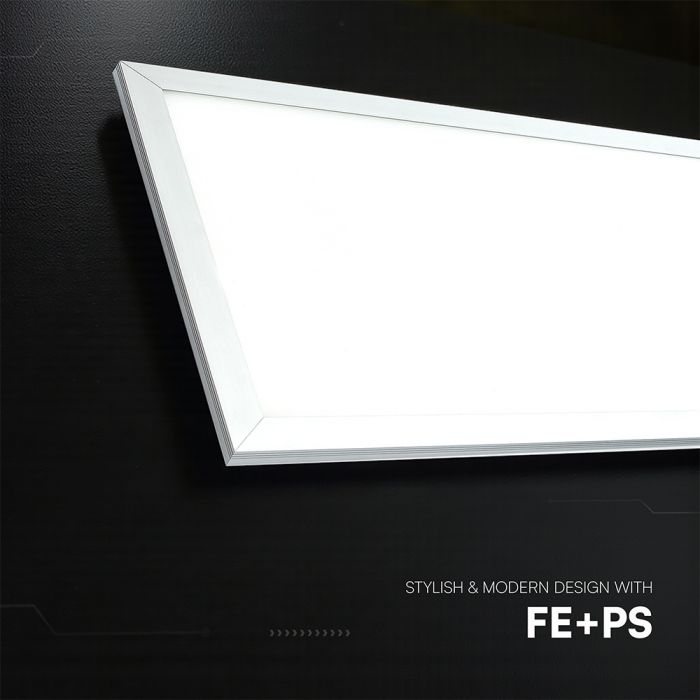 40W(4400Lm) 110Lm/W 2IN1 LED panelis 1200x300mm, V-TAC, IP20, neitrāli balta gaisma 4000K