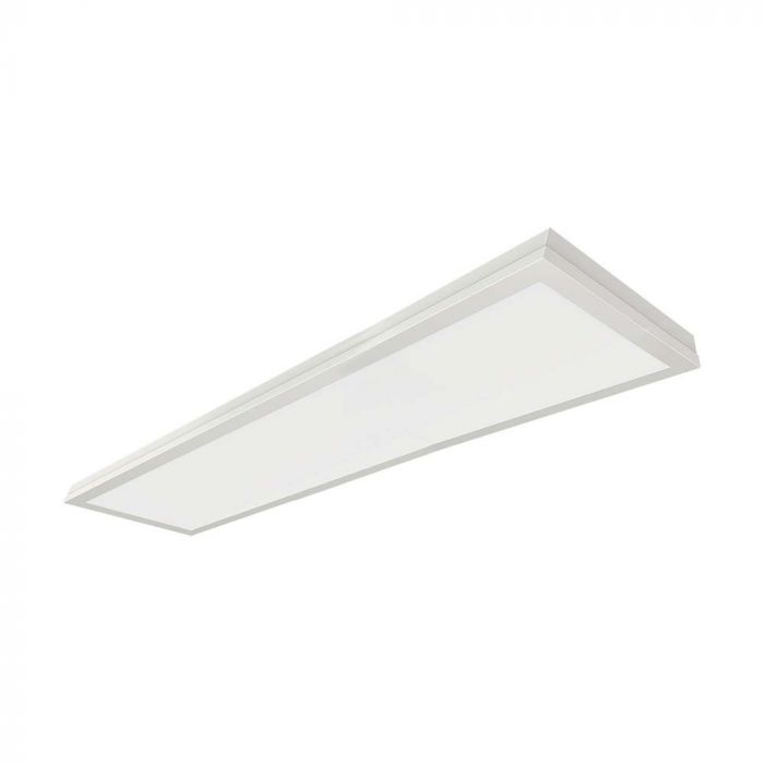 40W(4400Lm) LED-panel 1200x300mm, V-TAC, IP20, 6500K kallvitt ljus, levereras med strömförsörjningsenhet