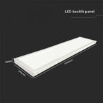 40W(4400Lm) LED-panel 1200x300mm, V-TAC, IP20, 6500K kallvitt ljus, levereras med strömförsörjningsenhet