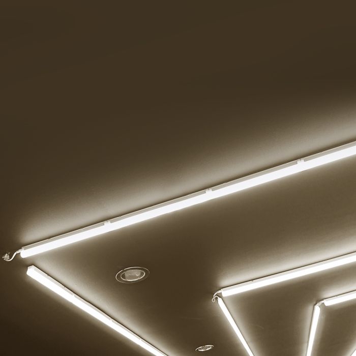 55,1cm_7W(700Lm) LED lineārais gaismeklis, V-TAC, T5, IP20, IK04, silti balta gaisma 3000K