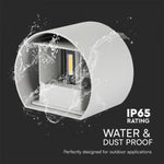 Фасадный светодиодный светильник 5W(700Lm), V-TAC, IP65, серый, нейтральный белый 4000K