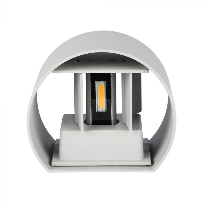 5W(700Lm) LED Fasādes gaismeklis, V-TAC, IP65, pelēka, neitrāli balta gaisma 4000K