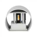 5W(700Lm) LED Fasādes gaismeklis, V-TAC, IP65, pelēka, neitrāli balta gaisma 4000K