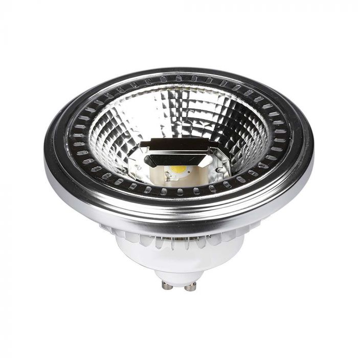 AR111 12W(1031Lm) LED Spuldze, V-TAC, IP20, dimmējama, neitrāli balta gaisma 4000K