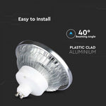 AR111 12W(1031Lm) LED-lampa, V-TAC, IP20, dimbar, neutralvit 4000K