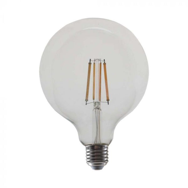 E27 12W(1521Lm) LED Bulb Filament, V-TAC, G125, IP20, neutral white light 4000K