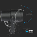 12W(880Lm) V-TAC LED COB zemē montējams dārza gaismeklis, IP65, melns, silti balta gaisma 3000K