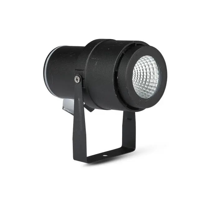 12W(880Lm) V-TAC LED COB zemē montējams dārza gaismeklis, IP65, melns, silti balta gaisma 3000K