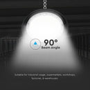 200W(27000Lm) LED industriālā noliktavas laterna, IP65, IK08, V-TAC, neitrāli balta gaisma 4000K