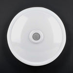 12W(1000Lm) LED CREE apaļš kupola gaismeklis ar PIR kustības sensoru, V-TAC, IP20, balts, neitrāli balta gaisma 4000K