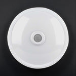 12W(1000Lm) LED kupolveida griestu gaismeklis ar PIR sensoru, V-TAC VT-13, CREE SMD, 85Lm/W, IP20, IK06, balts, Ø290x59,5mm, 120°, 6 gadu garantija, auksti balta gaisma 6400K