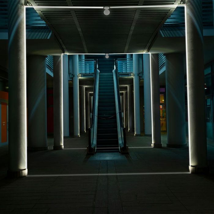 6W(645Lm) LED Facade Luminaire, V-TAC, IP65, white, warm white light 3000K