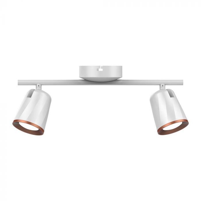 12W(1080Lm) LED-väggarmatur, V-TAC, IP20, vit, neutralvit 4000K