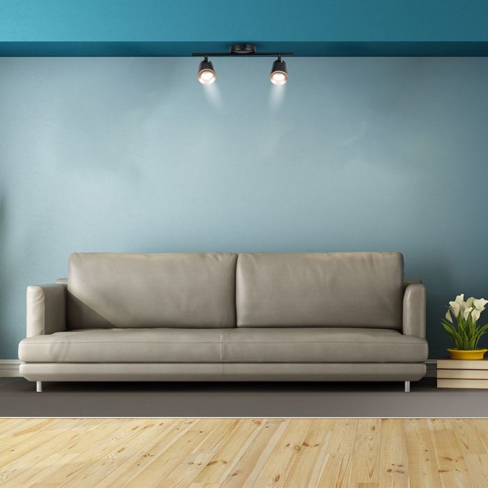 12W(1080Lm) LED wall light, V-TAC, IP20, black, neutral white light 4000K