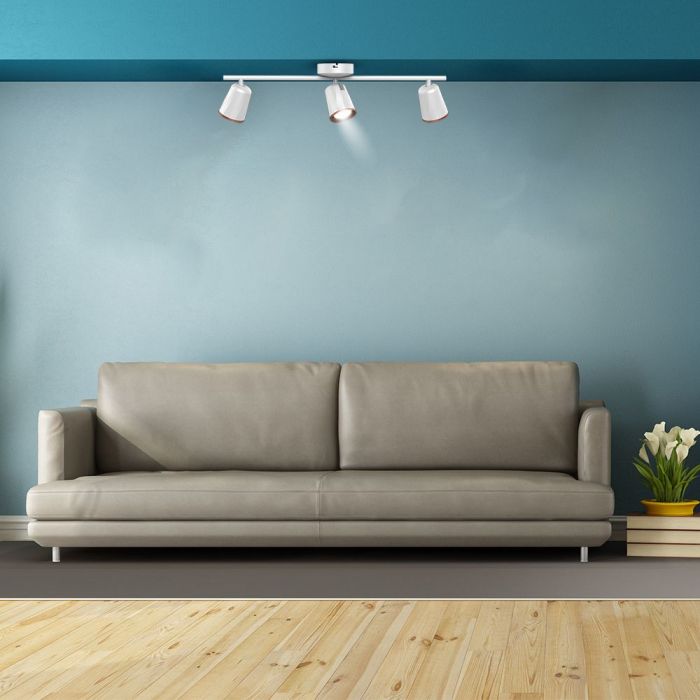 18W(1620Lm) LED sienas lampa, V-TAC, IP20, balts, neitrāli balta gaisma 4000K