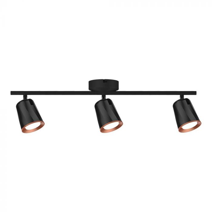 18W(1620Lm) LED wall lamp, V-TAC, IP20, black, warm white light 3000K