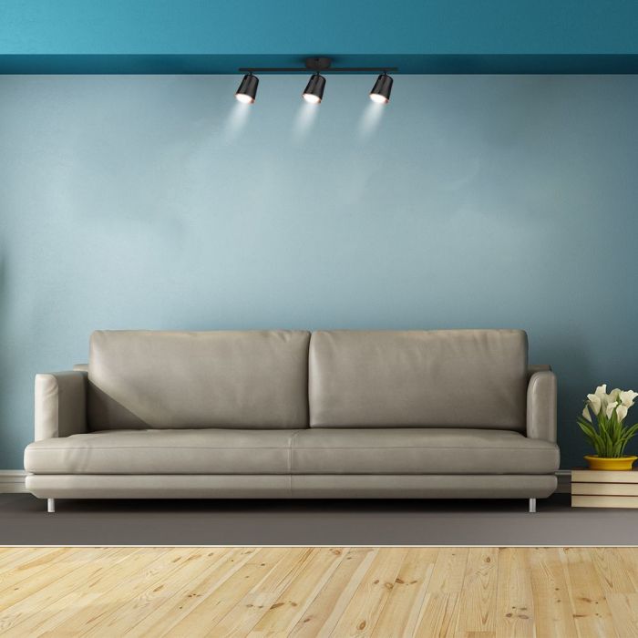 18W(1620Lm) LED wall lamp, V-TAC, IP20, black, warm white light 3000K