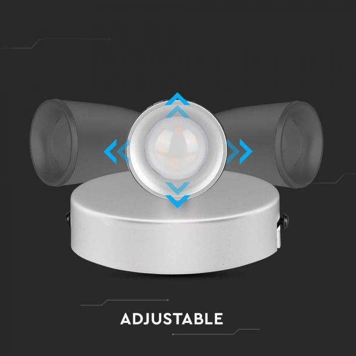 4.5W(420Lm) LED Sienas gaismeklis, V-TAC, IP20, silti balta gaisma 3000K