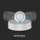 4.5W(420Lm) LED Sienas gaismeklis, V-TAC, IP20, silti balta gaisma 3000K