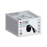4,5W(420Lm) LED-väggarmatur, V-TAC, IP20, svart, neutralvit 4000K