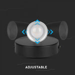 4,5W(420Lm) LED-väggarmatur, V-TAC, IP20, svart, neutralvit 4000K