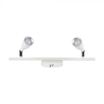 9W(840Lm) LED seinavalgusti, V-TAC, IP20, valge, soe valge valgus 3000K