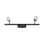 9W(840Lm) LED seinavalgusti, V-TAC, IP20, must, neutraalne valge 4000K