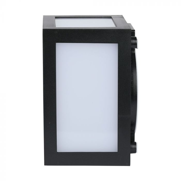 12W(1350Lm) LED sienas gaismeklis, V-TAC, IP65, melns, silti balta gaisma 3000K