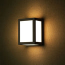 12W(1350Lm) LED sienas gaismeklis, V-TAC, IP65, melns, silti balta gaisma 3000K