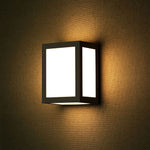 12W(1350Lm) LED sienas gaismeklis, V-TAC, IP65, melns, silti balta gaisma 3000K
