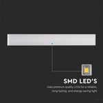 17W(2300Lm) LED Wall lamp, V-TAC, IP44, white, warm white light 3000K