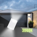 4W(400Lm) LED Gaismeklis, V-TAC, IP65, kvadrāta, balts, silti balta gaisma 3000K