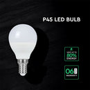 E27 6.5W(600Lm) LES Spuldze, P45, V-TAC, IP20, silti balta gaisma 3000K