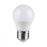 E27 6.5W(600Lm) LED Spuldze, V-TAC, IP20, G45, neitrāli balta gaisma 4000K
