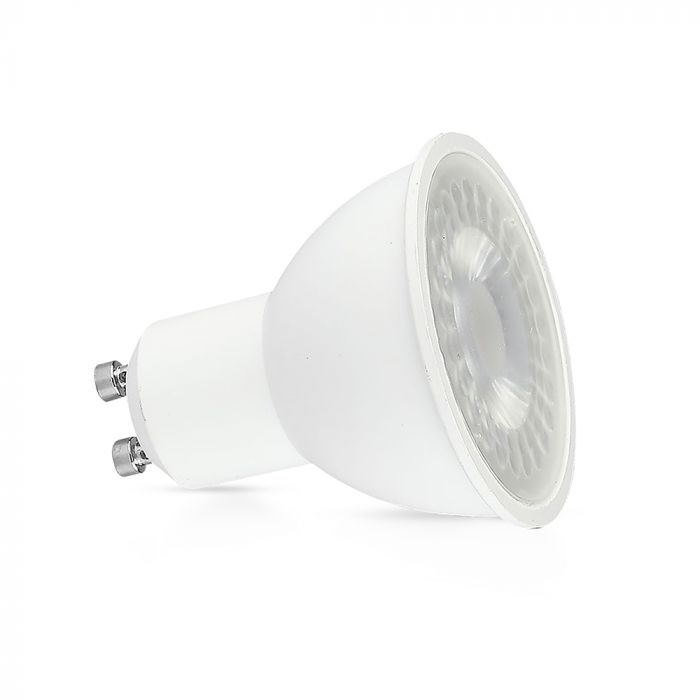 GU10 7.5W(610Lm) LED-lambi, V-TAC, IP20, jaheda valge 6500K
