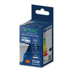 GU10 7.5W(610Lm) LED Spuldze, V-TAC, IP20, auksti balta gaisma 6500K