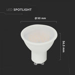 GU10 10W(1000Lm) LED Spuldze, V-TAC, IP20, auksti balta gaisma 6500K